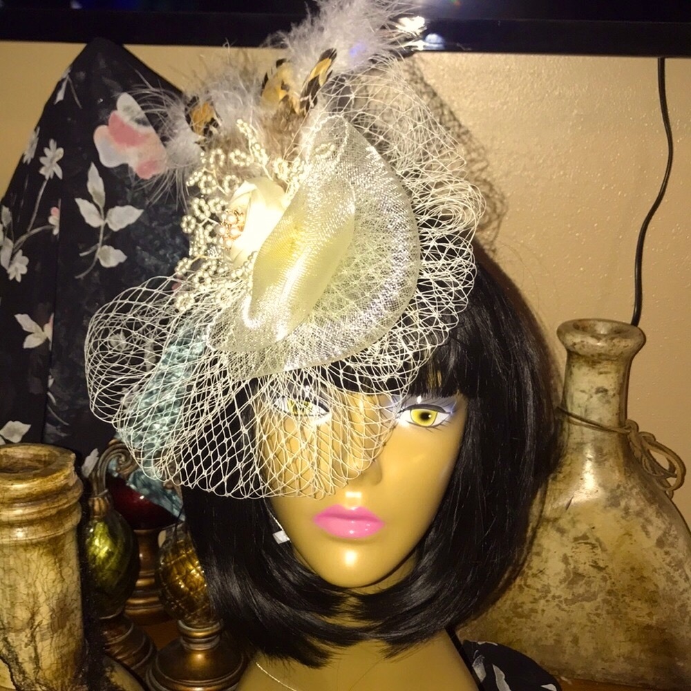 New Elegant French Birdcage Hat Pin Veil